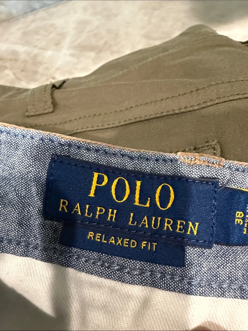 Polo by Ralph Lauren Brown Flat Front Men's Shorts